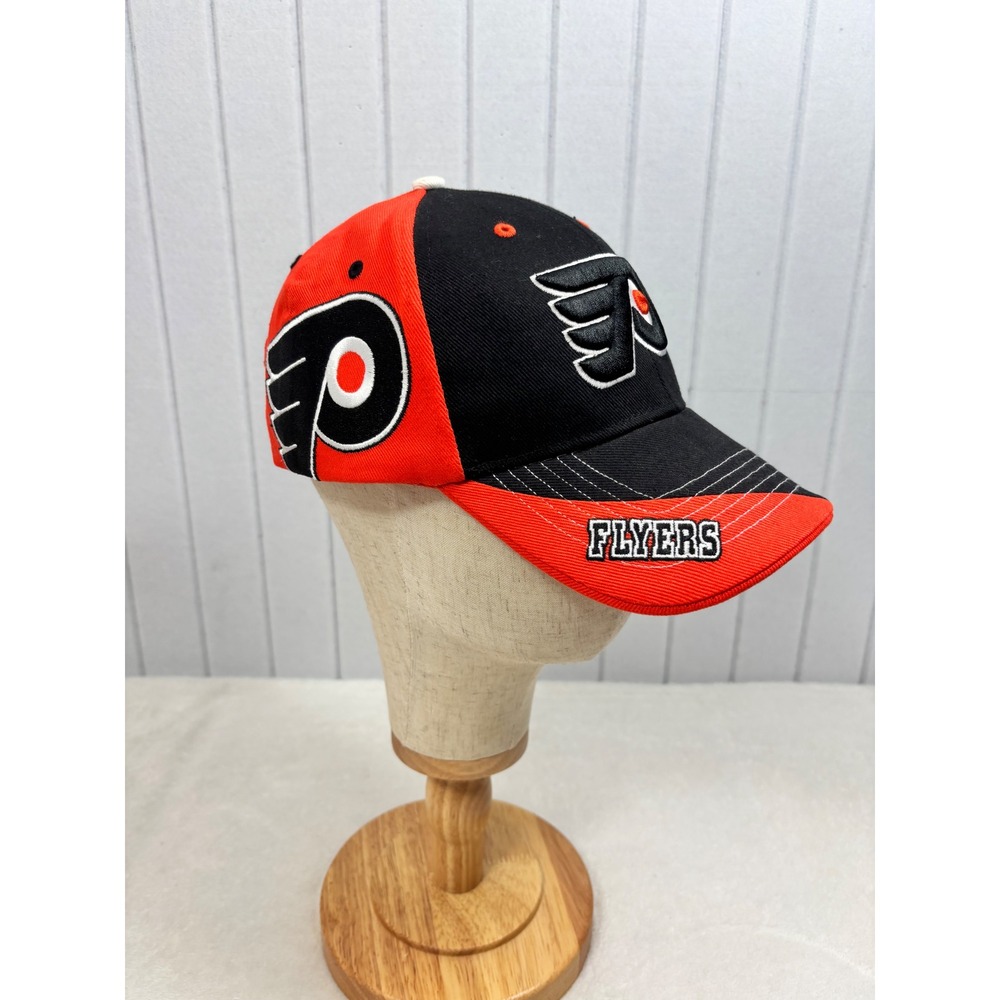Philadelphia Flyers NHL Hat Black Orange Embroidered Logo Adjustable Cap